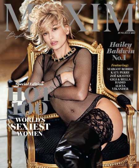 Hailey Baldwin Maxim Cover