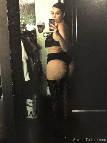 Kim Kardashian Lingerie Booty Selfie Stolen Phone Leak Kim Kardashian Lingerie Booty Selfie