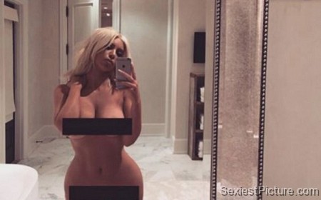 Kim Kardashian new 2016 nude naked instagram huge boobs big tits pussy