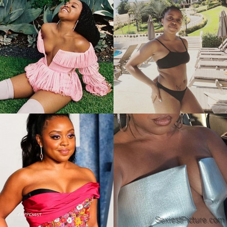 Quinta Brunson Sexy Tits and Ass Photo Collection