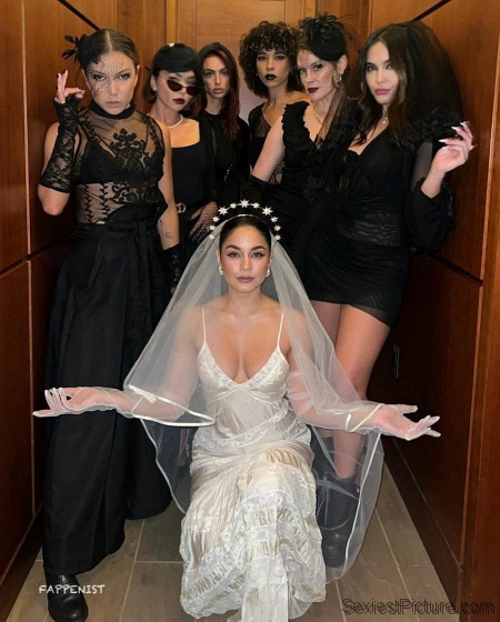 Vanessa Hudgens Big Tits Wedding Dress