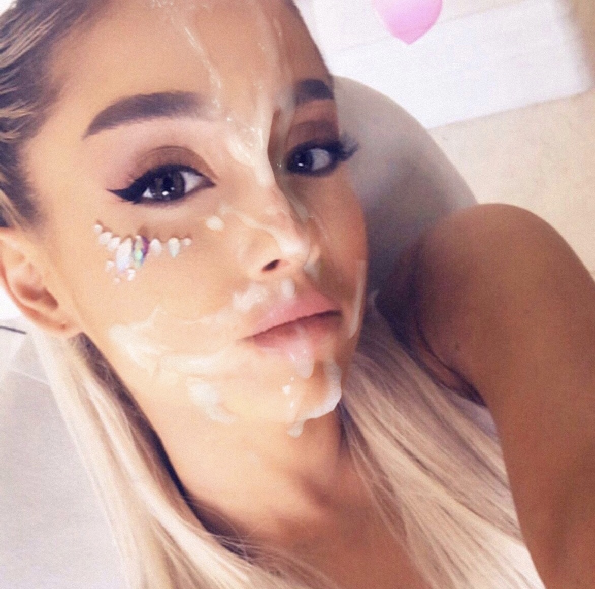 Ariana Grande Cumshot Facial Celebrity Leaks Scandals Leaked Sextapes