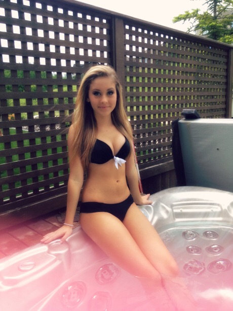 Sexy Blonde School Teen Hot Tub Bikini Cute Celebrity Leaks Scandals Sex Tapes Naked Celebrities