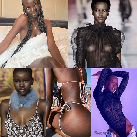 Adut Akech Nude and Sexy Photo Collection