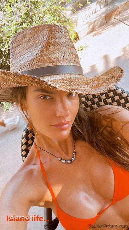 Alessandra Ambrosio Big Tits Bikini