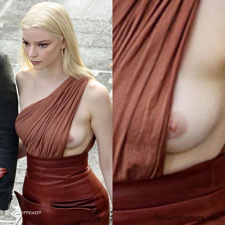 Anya Taylor-Joy Nude Boobs Nip Slip Wardrobe Malfunction