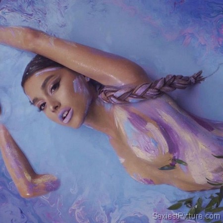 Ariana Grande Nude Body Paint