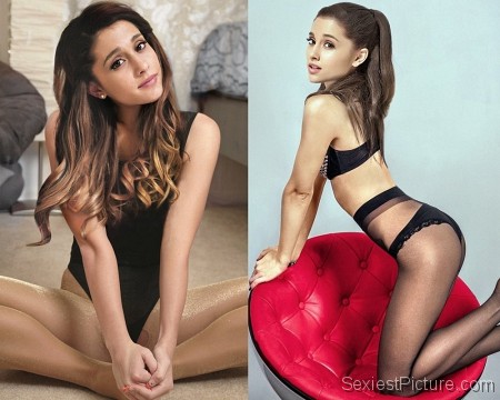 Ariana Grande sexy pantyhose pics