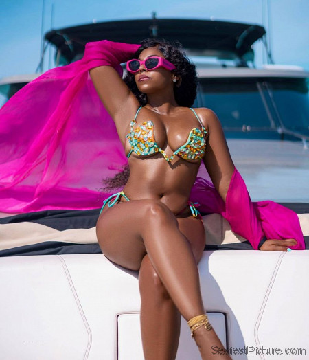 Ashanti Big Tits Bikini