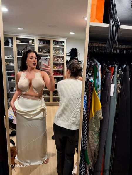 Ashley Graham Topless Big Tits Taped