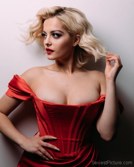 Bebe Rexha Sexy Cleavage
