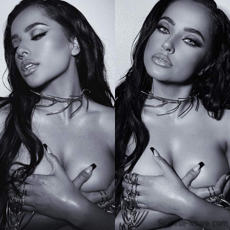 Becky G Topless Boobs