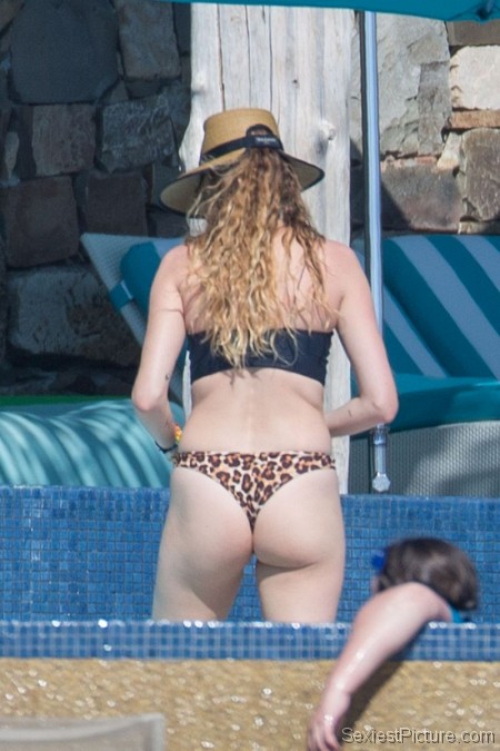 Behati Prinsloo Sexy Ass Thong Bikini