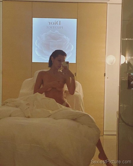 Bella Hadid Nude in Paris