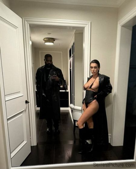 Bianca Censori Nude Big Tits with Kanye West