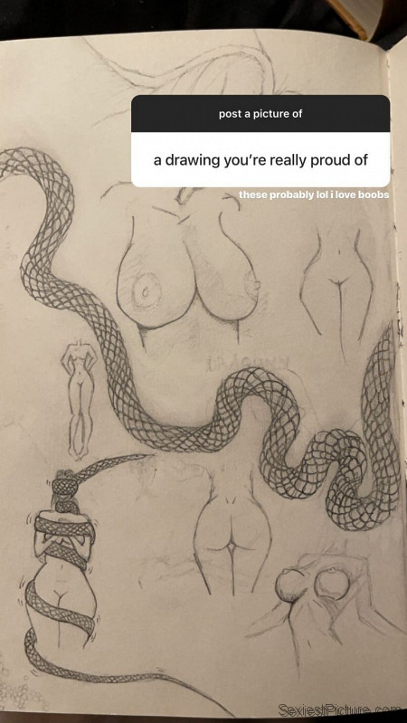 Billie Eilish Nude Drawings