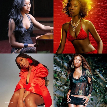 Brandy Norwood Sexy Tits and Ass Photo Collection