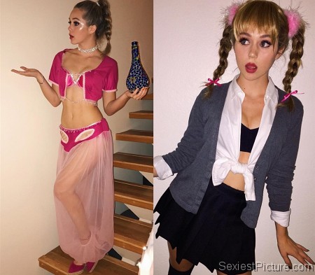 Brec Bassinger sexy Halloween costumes