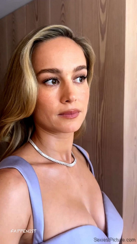 Brie Larson Braless Big Tits