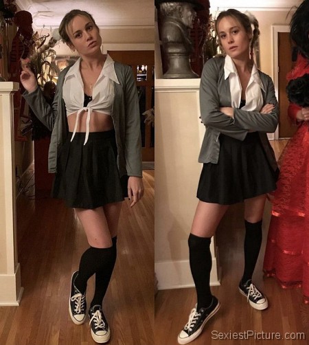 Brie Larson Sexy Halloween