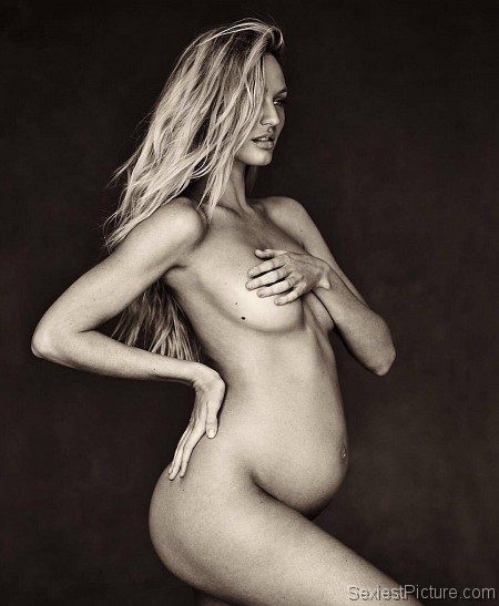 Candice Swanepoel naked and pregnant