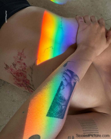 Cara Delevingne Nude on the Floor