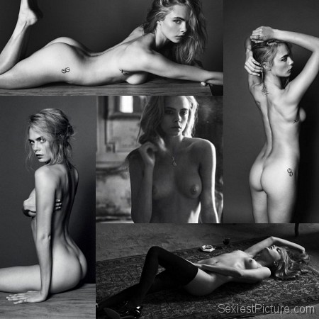 Cara Delevingne Nudes Collage