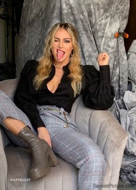 Cassie Scerbo Big Tits and Tongue Out