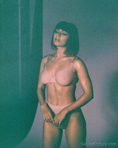 Charli XCX Sexy See Through Lingerie