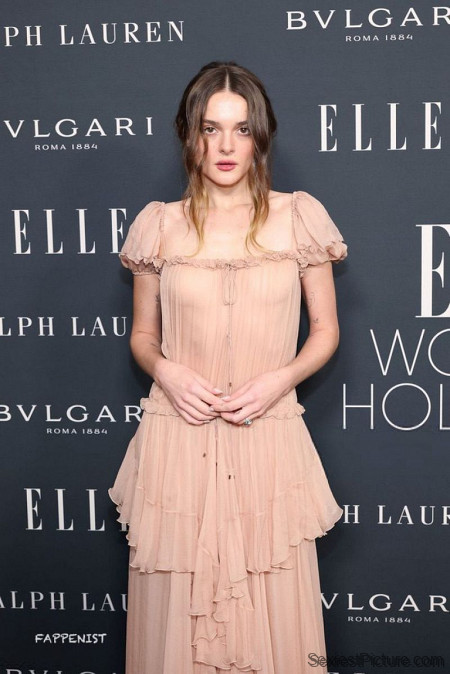 Charlotte Lawrence Big Tits See Through Dress