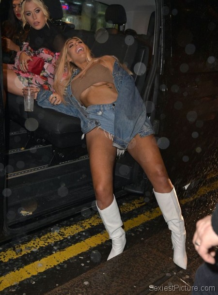 Chloe Ferry Drunk Underboob