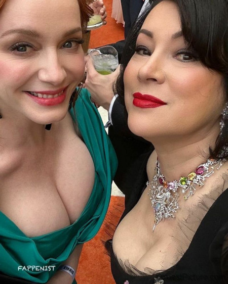 Christina Hendricks and Jennifer Tilly Boobs