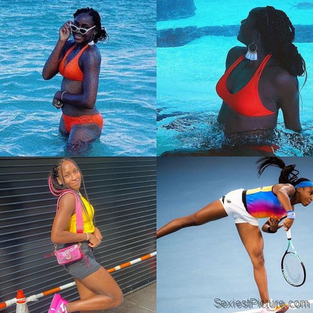 Coco Gauff Sexy Tits and Ass Photo Collection