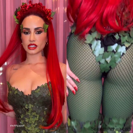 Demi Lovato Tits and Ass Halloween
