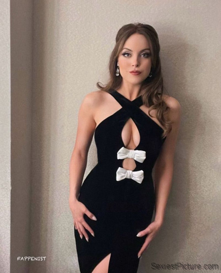 Elizabeth Gillies Braless Big Tits