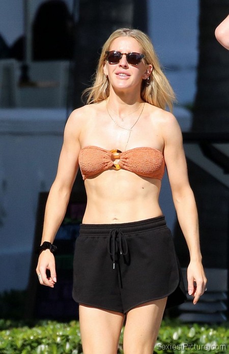 Ellie Goulding Sexy Bikini Top