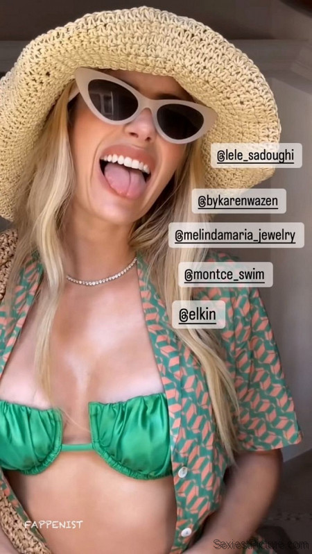 Emma Roberts Tits and Tongue