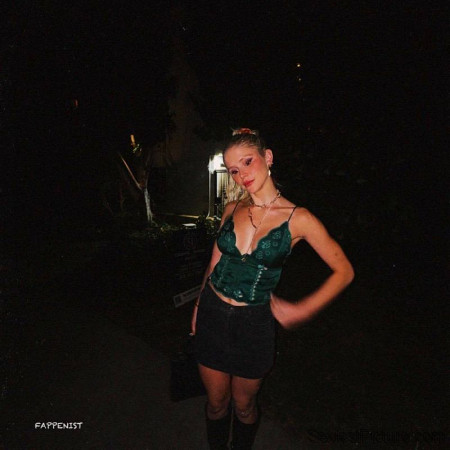 Erin Moriarty Braless Boobs