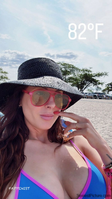 Eva Amurri Tits at the Beach