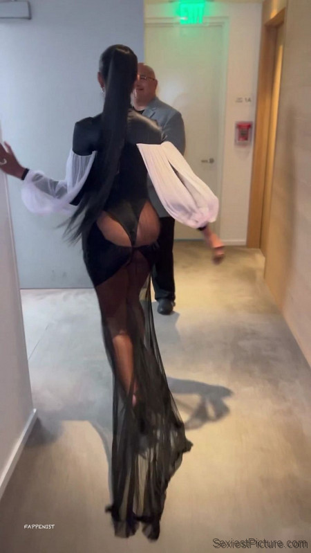 Gabriel Union Sexy Ass See Through Dress