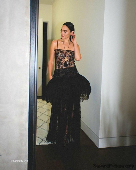 Gal Gadot Tits See Through Dress