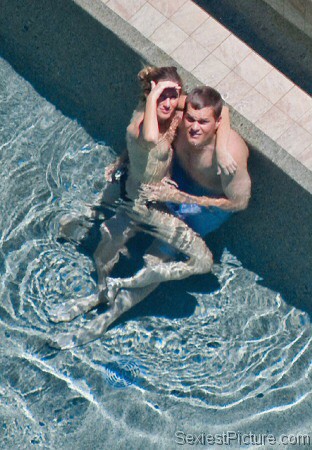 Gisele Bundchen topless with Tom Brady