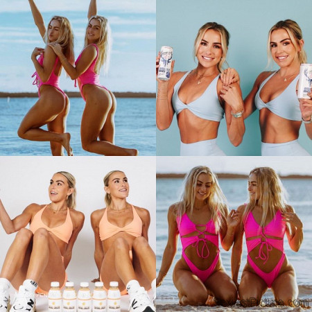 Haley Cavinder and Hanna Cavinder Sexy Tits and Ass Photo Collection