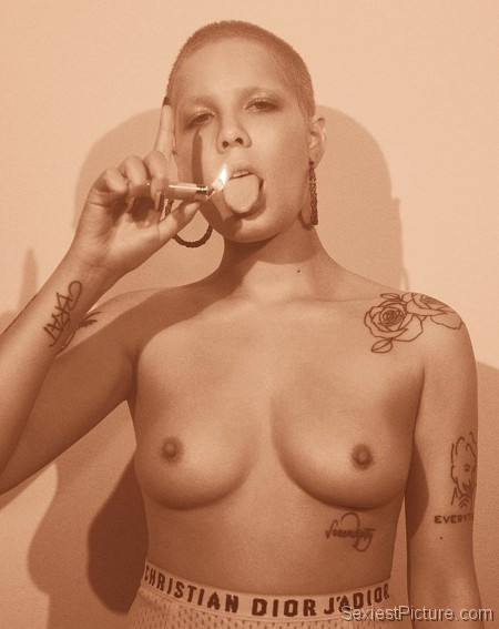 Halsey nude