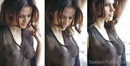 Hana Nitsche see through boobs big tits Germany Next Top Model