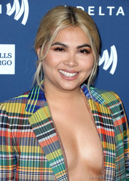 Hayley Kiyoko Braless Boobs