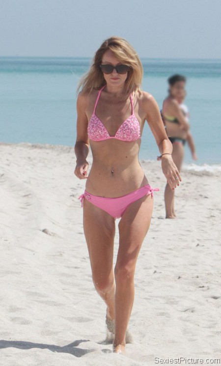 Hayley Roberts in a bikini