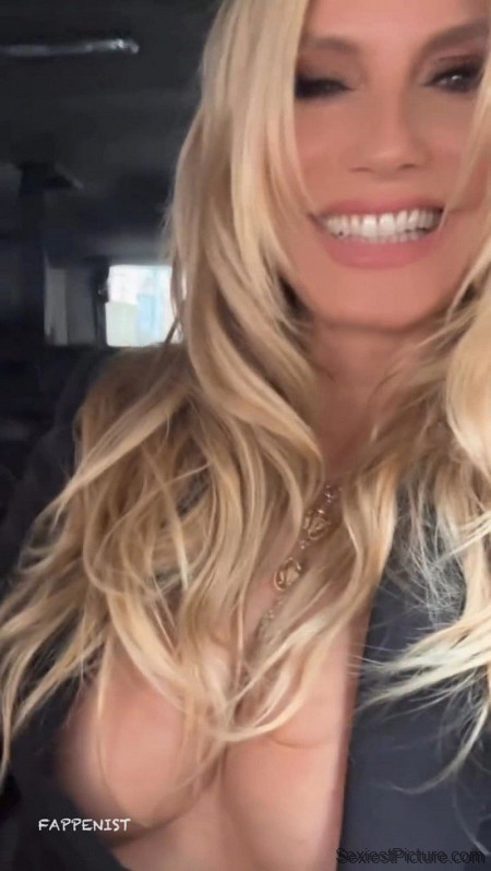 Heidi Klum Big Tits Deep Cleavage