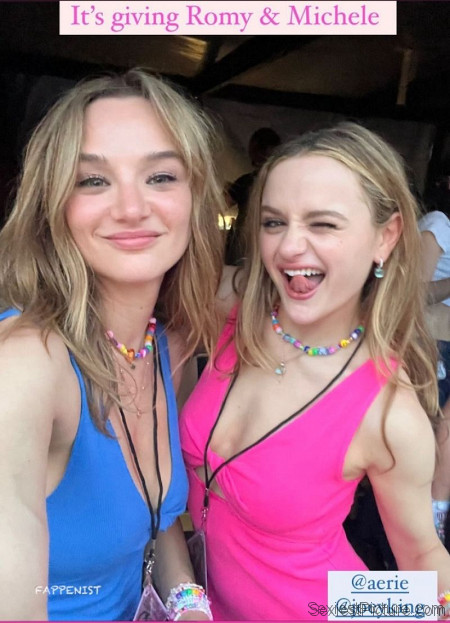 Hunter King and Joey King Tits