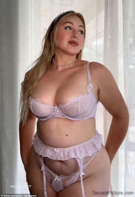 Iskra Lawrence Big Tits Lingerie